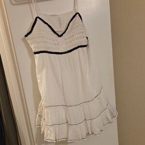 American Eagle Outfitters White and Black Dress